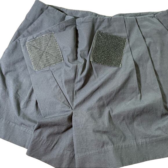 Marc by Marc Jacobs Pleated 4" Wrap Skort Shorts Cotton Spandex Navy Blue US 6 - Picture 7 of 12